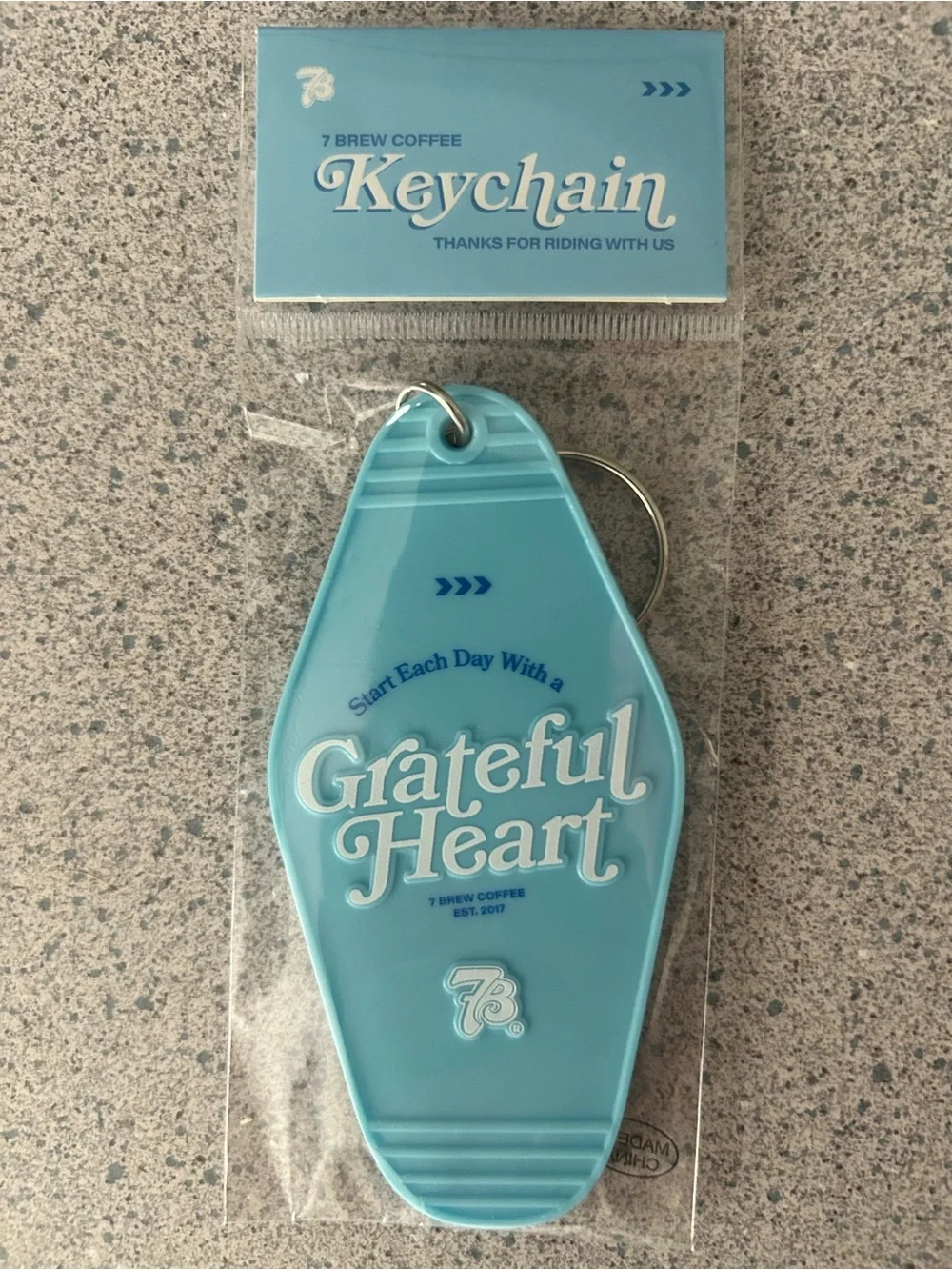 7 Brew Hotel Keychain